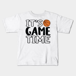 "It's Game Time", Basketball Kids T-Shirt